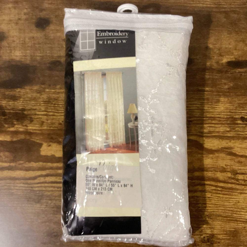 Embroidery window embroidered sheer panels curtain